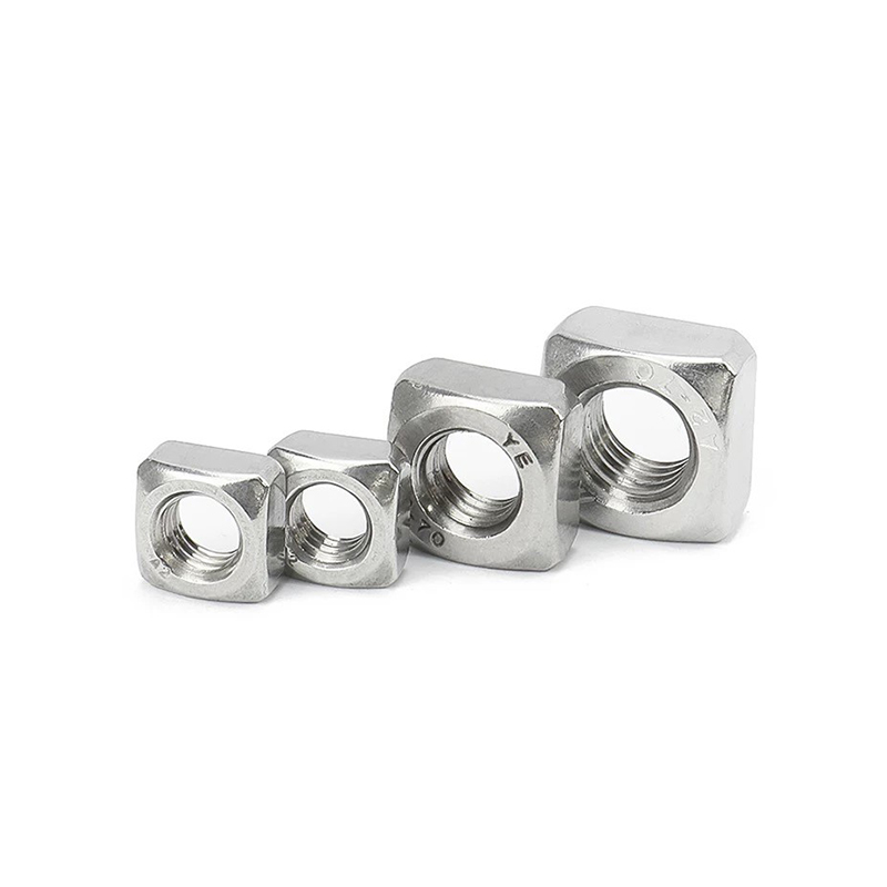 DIN 562 rozsdamentes acél négyzet alakú vékony anyák DIN 562 rozsdamentes acél négyzet alakú vékony anyák