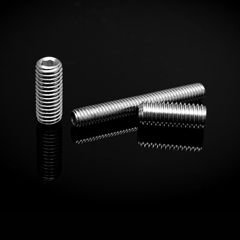 DIN 913 rozsdamentes acél hatlapfejű csavarkészlet lapos véggel