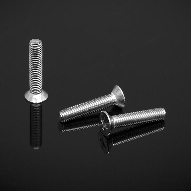 DIN965 90°-os süllyesztett laposfejű csavarok H típusú keresztbe süllyesztve DIN965 90°-os süllyesztett laposfejű csavarok H típusú keresztbe süllyesztve