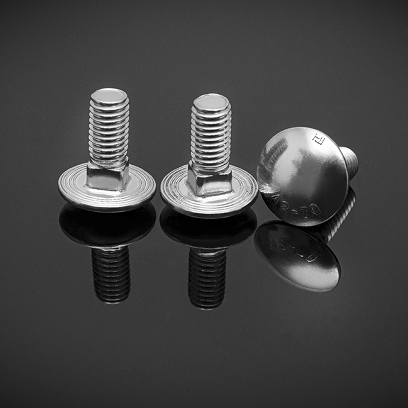 DIN603 Rozsdamentes acél gombafejű szögletes nyakú csavarok