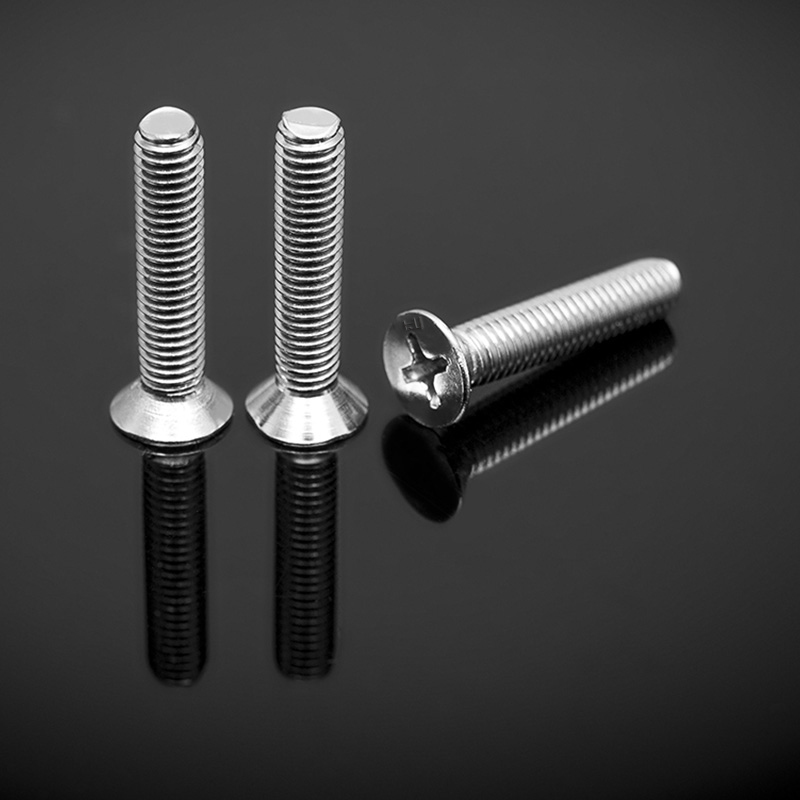 DIN965 90°-os süllyesztett laposfejű csavarok H típusú keresztbe süllyesztve